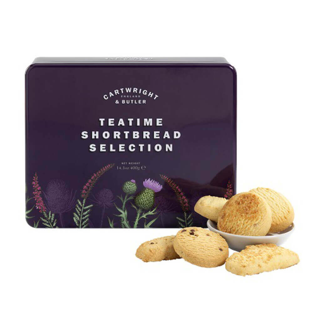 Cartwright & Butler Teatime Shortbread Selection in Tin 400g